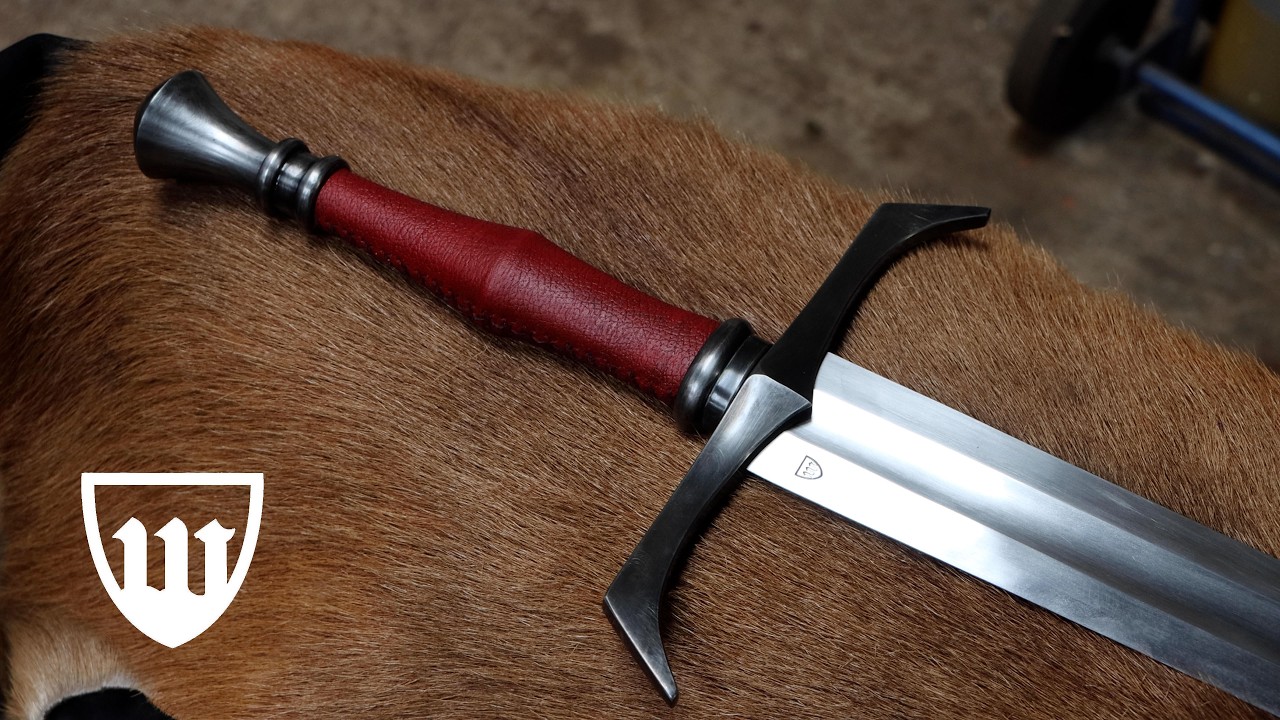 Forging a knightly longsword, part 3, making the handle.