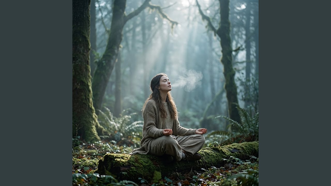 Breathing in the silence.