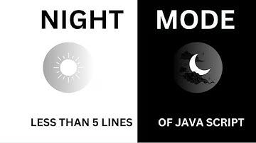 How To Make Website DARK MODE | Dark Theme Website Design Using HTML, CSS & JS