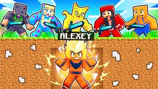 GOKU vs 5 CAADORES no Minecraft