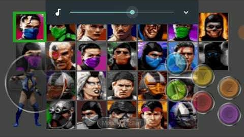 UMK3 (Sega) SubZero (MK3) vs Jade