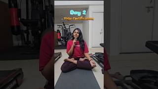 Day 2 of my Yoga Certification Journey 🧘‍♀️✨ Yoga Protocol Instructor Yoga Certification Board