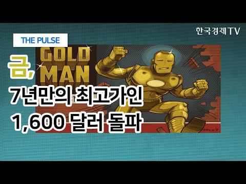 금, <strong>7년만의</strong> 최고가인 1,600 달러 돌파 / THE PULSE / 한국경제TV