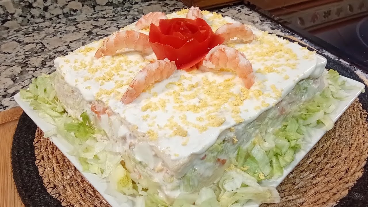 PASTEL DE POLLO FRIO CON PAN DE MOLDE es toda una delicia que a mí familia le encanta