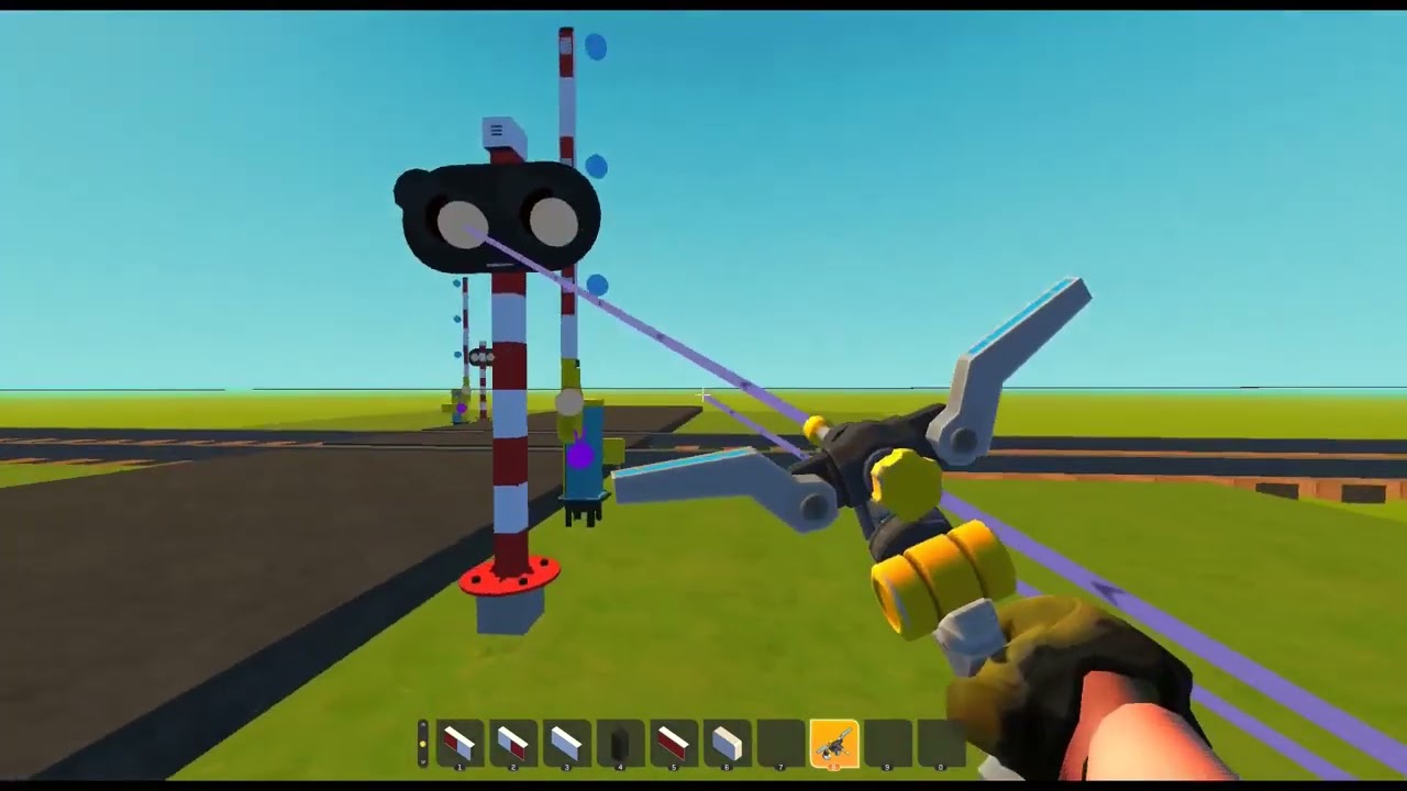 Jak zrobić podstawowy system przejazdu kolejowego w Scrap Mechanic (STARE) (reupload)