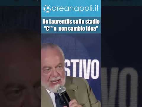 Video De Laurentiis: Stadio Maradona un c***o, avevo ragione