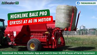 Highline Bale Pro CFR1251 with John Maltman & Scott Garvey at Ag in Motion, Langham, SK - AGDealerTV