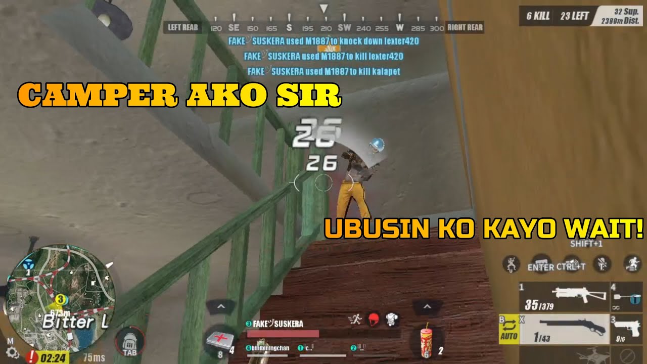 squad gameplay every day chicken (wipeout again)