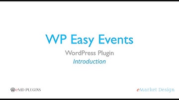 WP Easy Events WordPress Plugin - Introduction