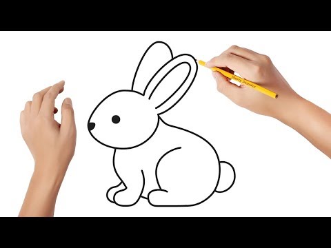 Como desenhar um coelhinho da Páscoa 🐰🐇