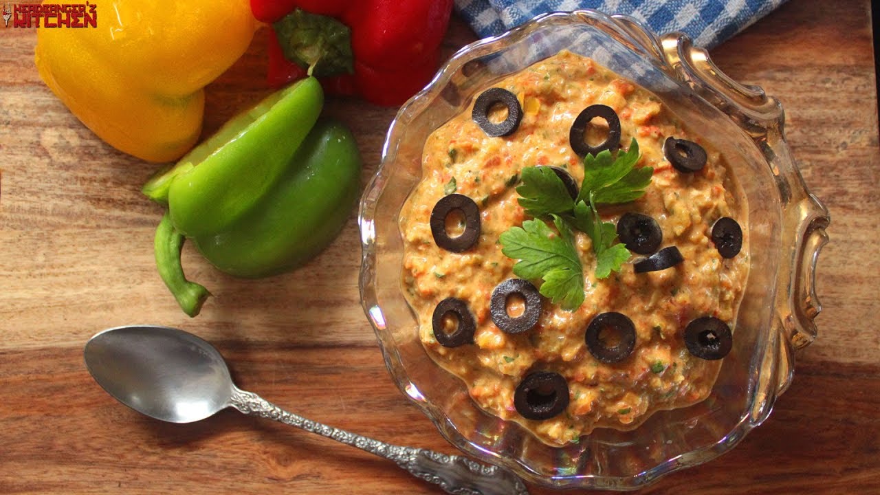 Roasted Bell Pepper Dip | Keto Recipes | Headbanger's Kitchen