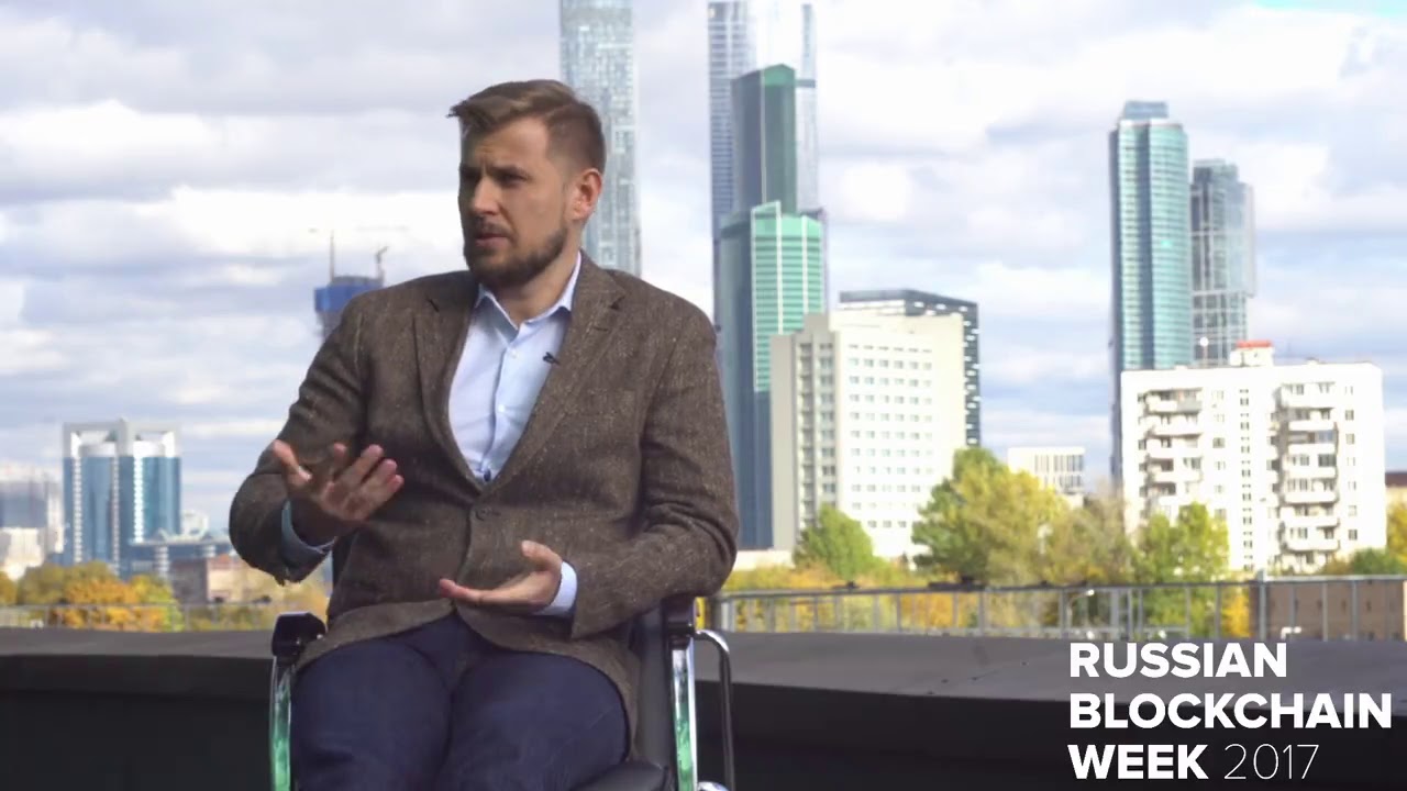 Russian blockchain week Интервью Олег Иванов,  cryptobazar