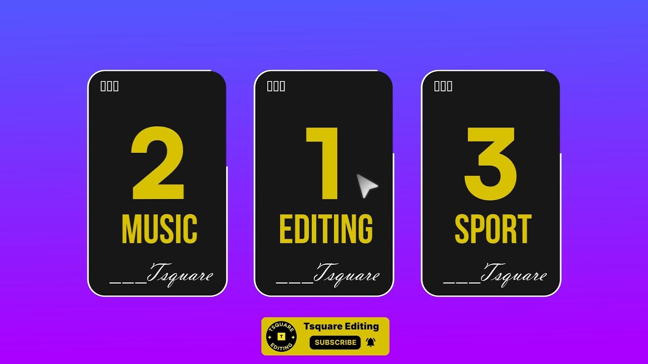 Cards Animation with Border in DaVinci Resolve