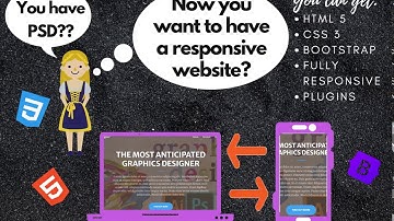 Convert psd to html, xd figma to bootstrap responsive html - Best Web Programming service
