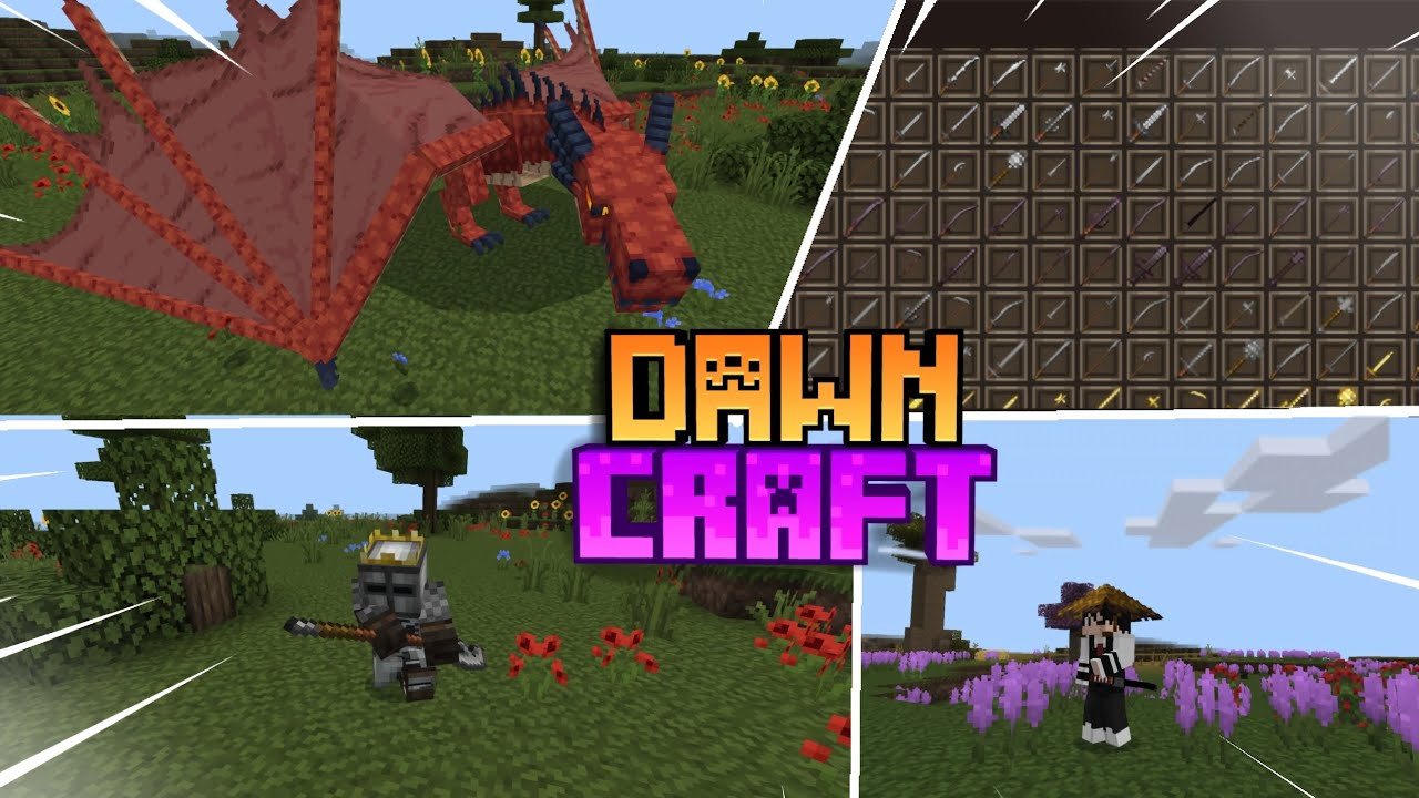 Addon dawn craft Mcpe 1.21+