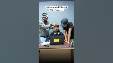 🤯Checking My JEE Result with Father 💀 #jee #motivation #result