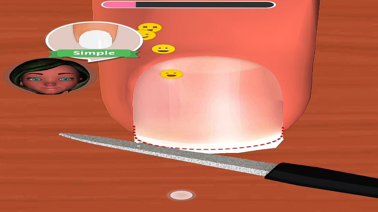 Nail Salon 3D - All Levels Gameplay Android, iOS | Part 1 New Update