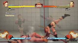 Street Fighter 4 MyCheats Cammy Combo video