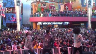 Mindless Behavior performs All Around the World at CityWalk on 3/10