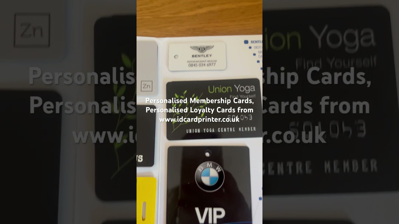 Personalised Plastic ID Cards | Personalised Membership Cards | Personalised Loyalty Cards