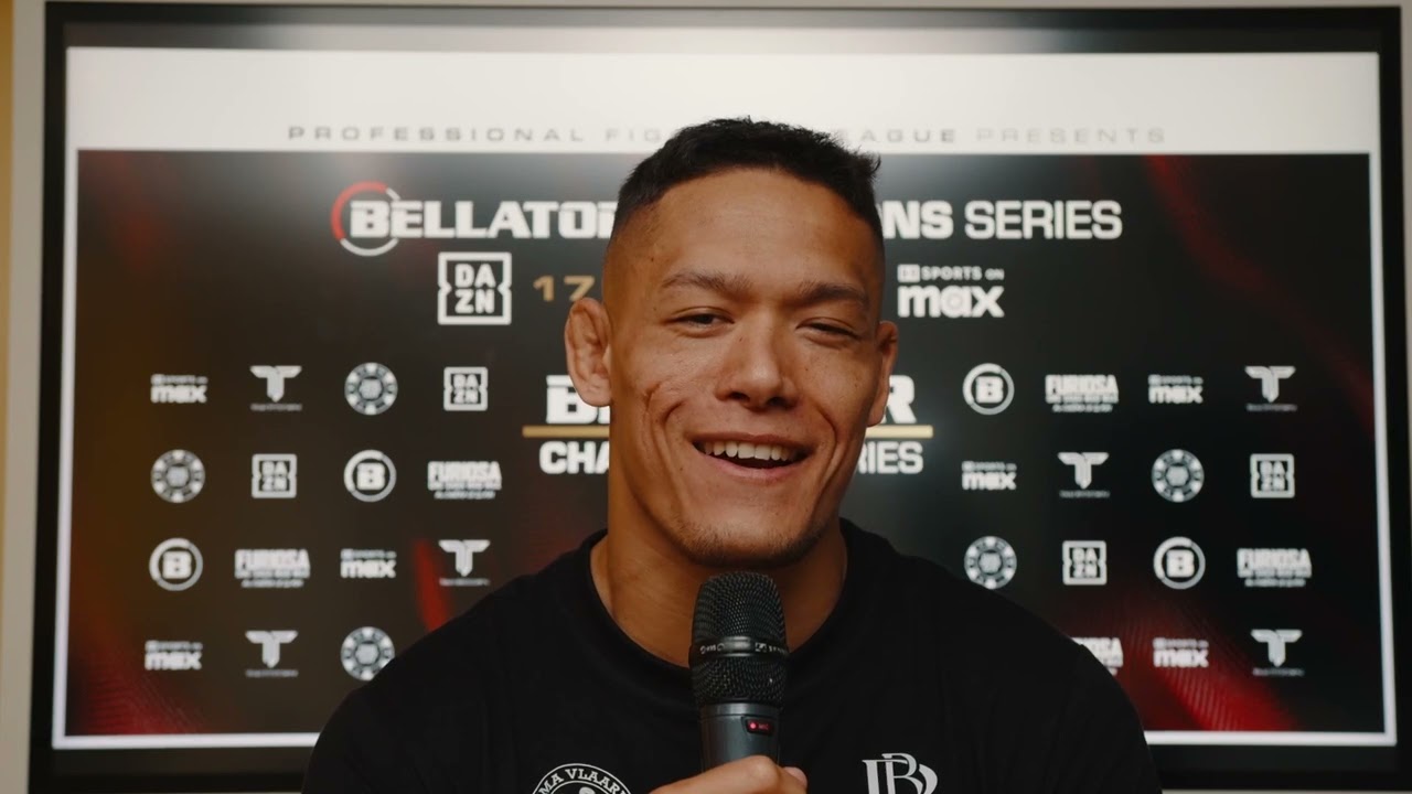 Costello Van Steenis On Fighting Gregory Babene | Bellator Champions Series | Press Conference