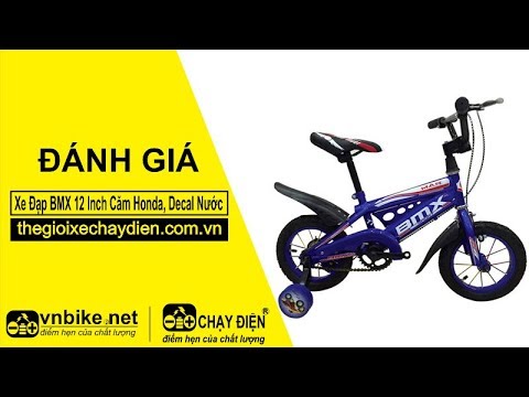 Đánh giá xe Đạp BMX 12 Inch Căm Honda, Decal Nước