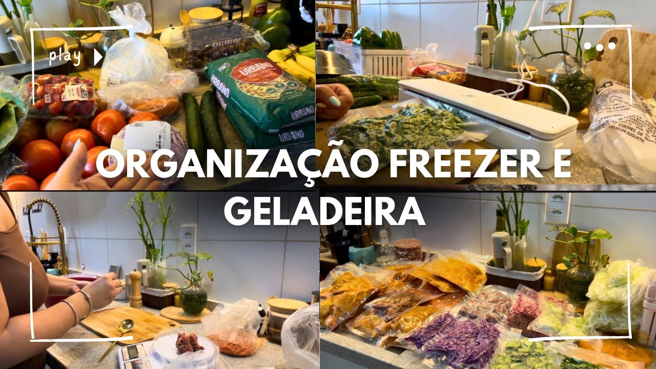 ORGANIZAÇÃO DA GELADEIRA QUE MUDOU MINHA ROTINA ✨