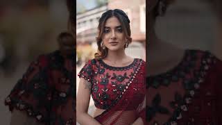 Red Party Wear Saree