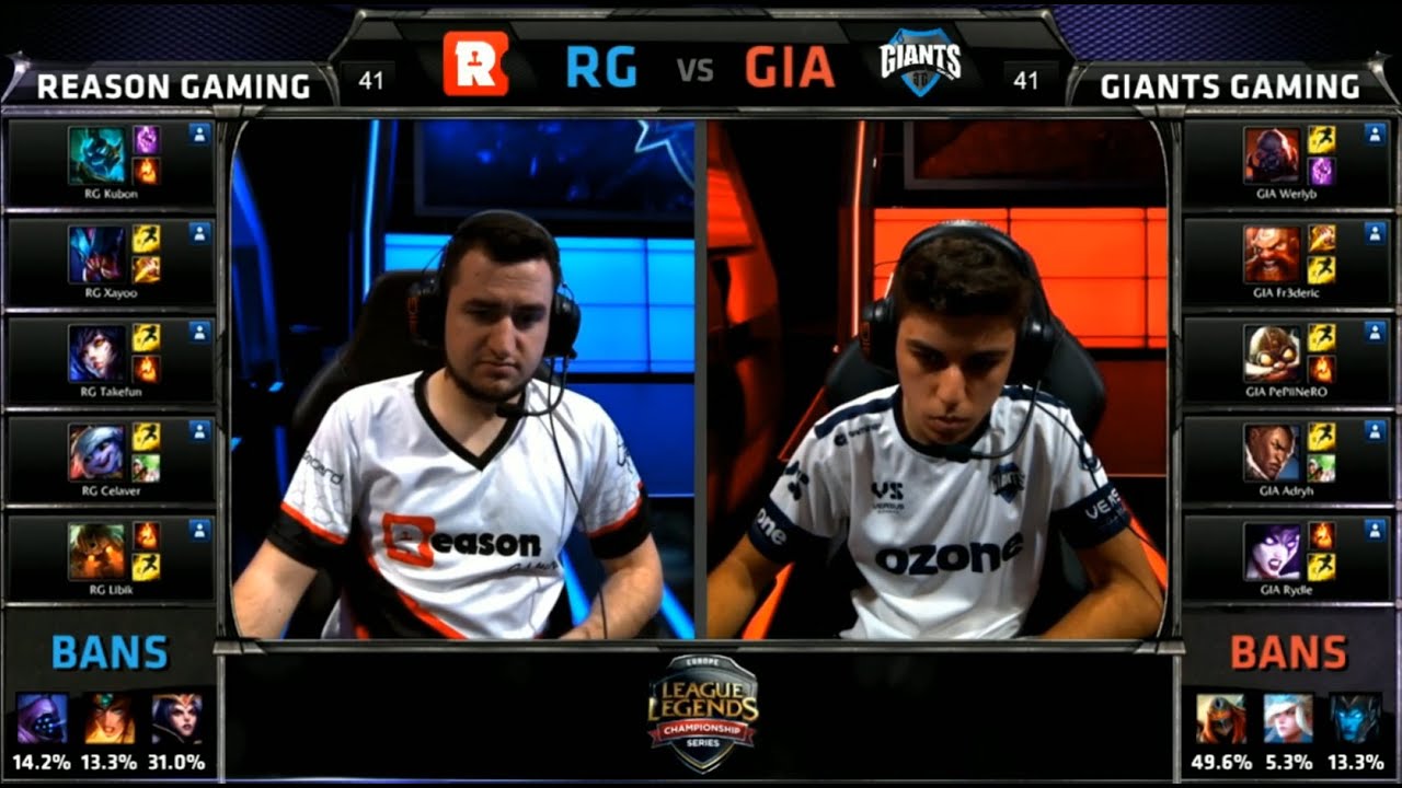 GIA vs RG Game 2 Highlights (EU LCS Summer Promotion 2015)