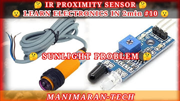 ir sensor not working | sunlight problem | ir sensor not working in sunlight | tamil | manimarantech
