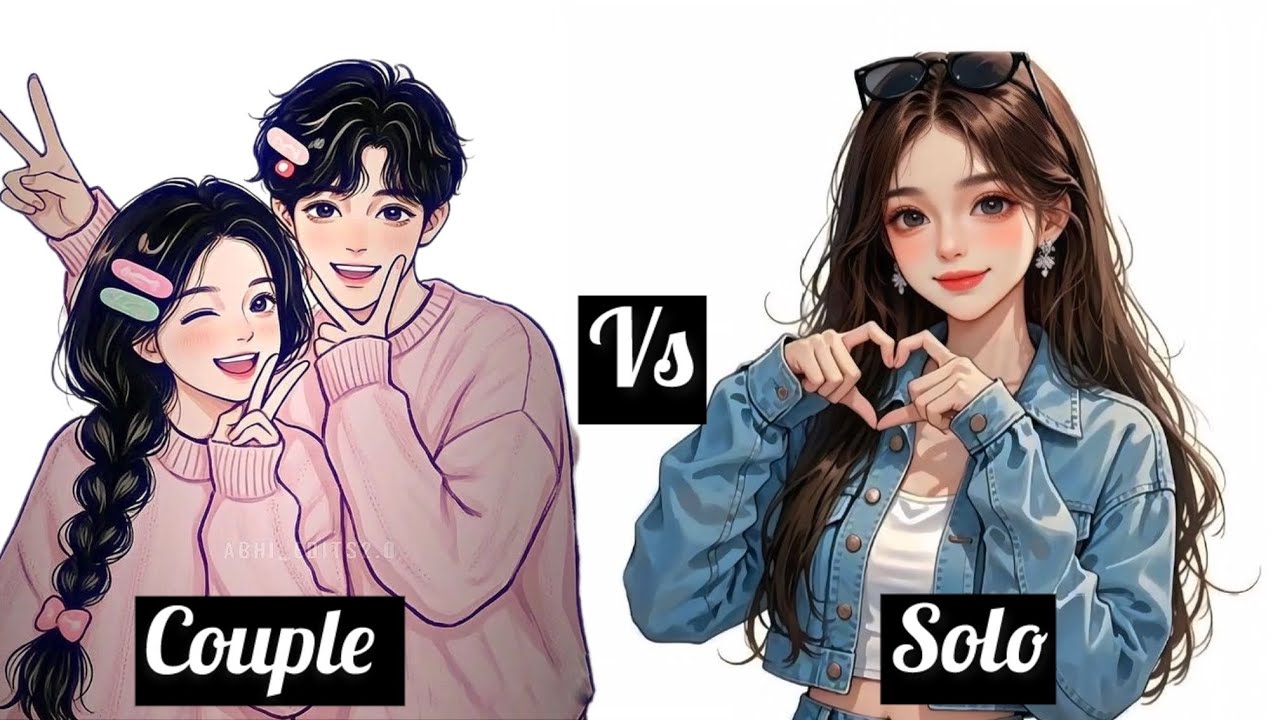 Couple Vs Solo | Solo Vs Couple | ❤️👩‍❤️‍👨🧍‍♀️😍