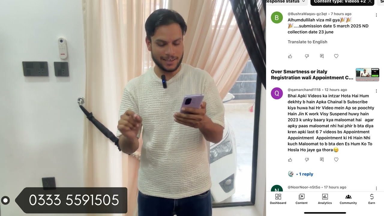 Work visa ki appointment to mila ri hy liken suspended jama ho gy k ni | italy Appointment visa