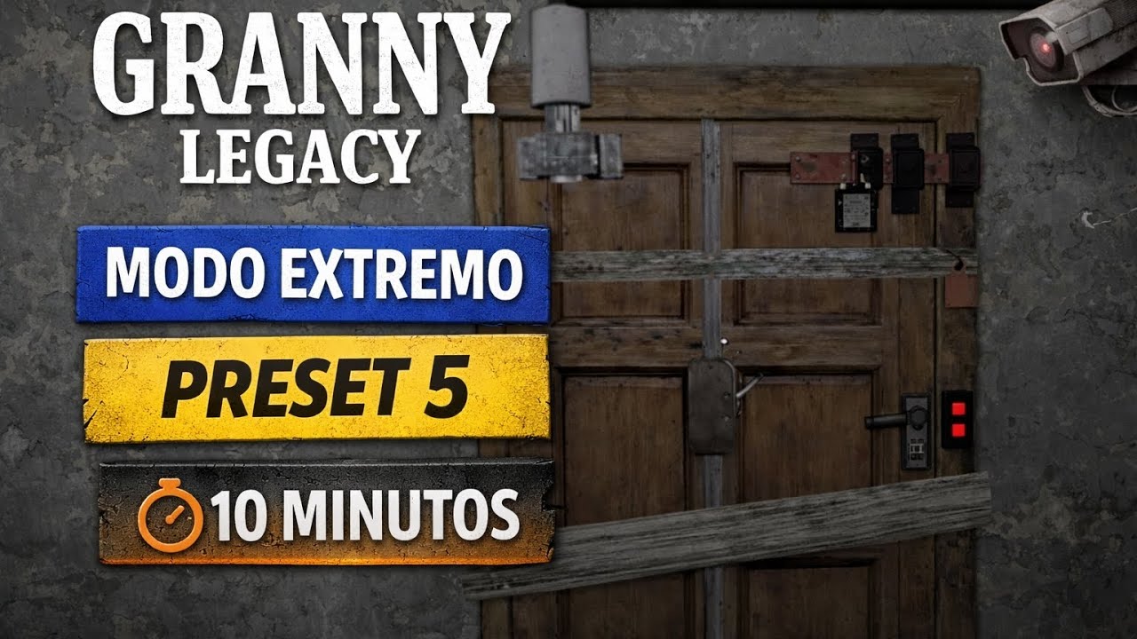 Granny Legacy Speedrun | Extreme Mode | Any% | Glitch | Preset 5 | Version 1.7 | Mobile