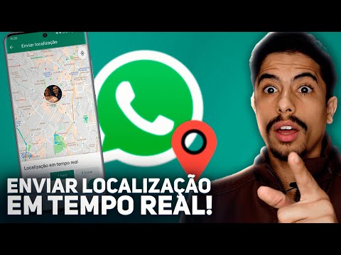 Como COMPARTILHAR SUA LOCALIZAÇÃO em TEMPO REAL pelo WHATSAPP!