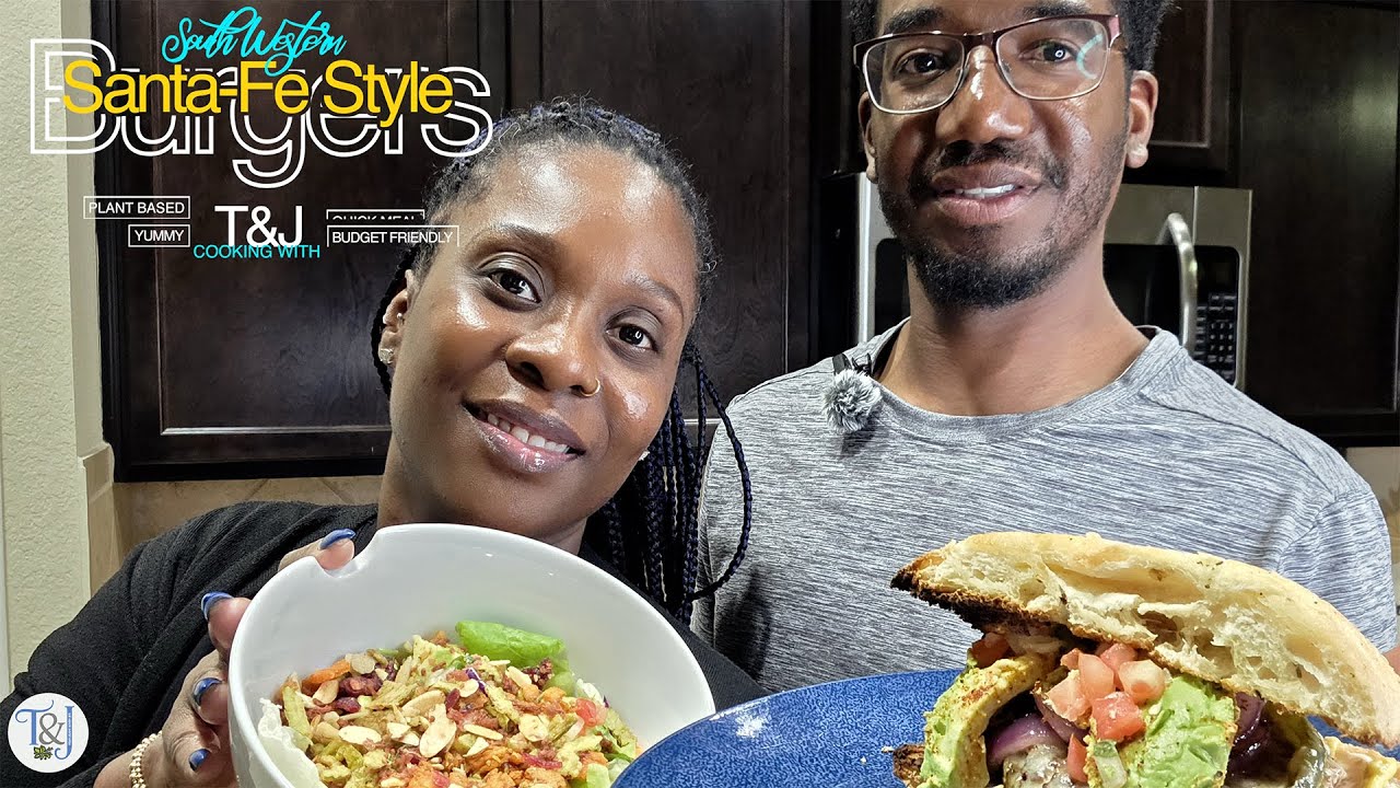 Southwestern Plant-Based Burger | Post-Cruise Reset & Christmas Vibes | T&J Cooking