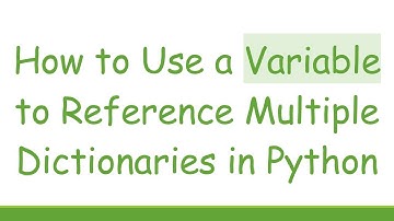 How to Use a Variable to Reference Multiple Dictionaries in Python