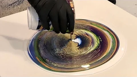 Straight pour acrylic pour