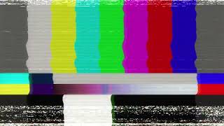 Glitchy Color Bars With Beep