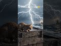 Kitten is alone in ocean 🥹 #football #pixar #shoes #futbol #smartphone