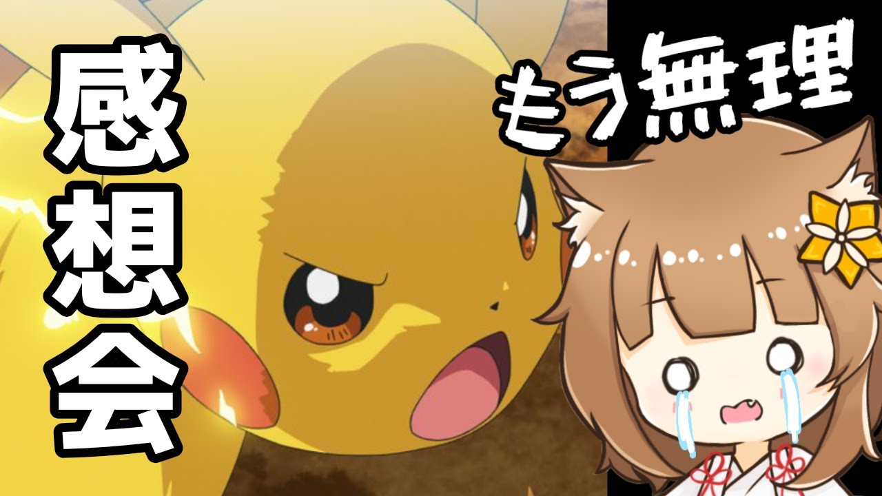 アニポケ感想 涙なしでは語れない 132話 気持ちが高ぶって止まらない 七星みかん Vtuber Youtube