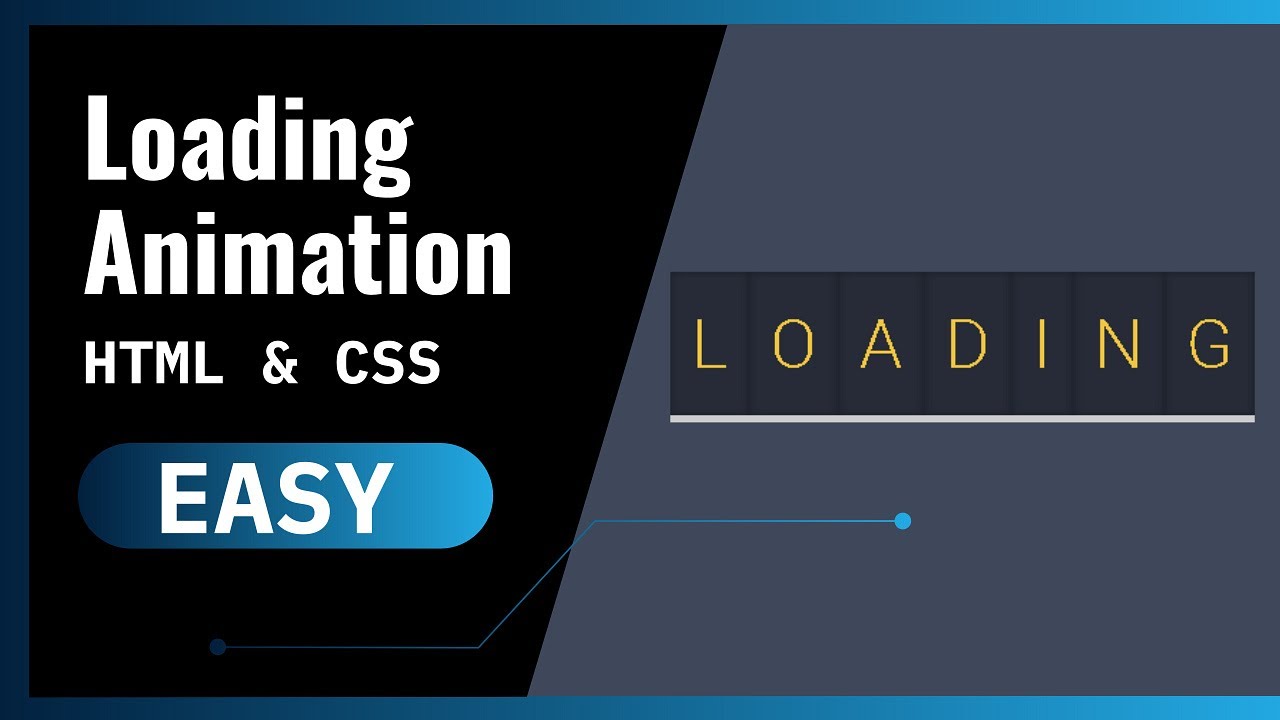 Easy CSS & HTML loading desgin - YouTube