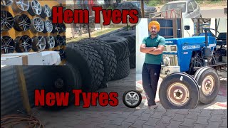 Hem Tyres 🛞/ New tyers 👌🏻🤘🏻 @gursewak_lambad_vlogs