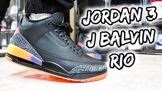 EARLY REVIEW! LA PROXIMA COLABORACION ENTRE JORDAN BRAND Y J BALVIN ! JORDAN 3 J BALVIN RIO