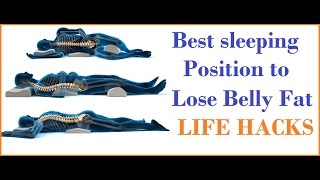 Best Sleeping positions to Lose Belly Fat | Lose weight while Sleep - Life Hacks USA