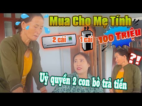 Mua máy lạnh về Mẹ Tính hú hồn, đòi thế 2 con bò và làm giấy uỷ quyền cho con gái, troll miết