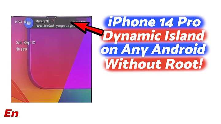 Get iPhone14 Pro Dynamic Island on Any Android Without Root