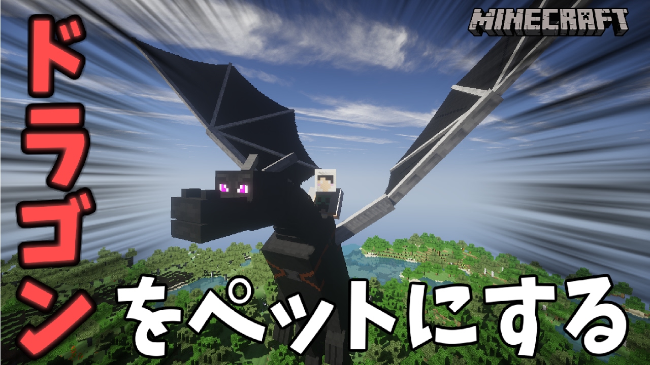 Mod紹介 ドラゴンを飼いならせるmod Minecraft実況 Youtube