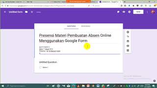 Pembuatan Absensi Online Menggunakan Google Form (By : Hj. Sulfajriyani Indah) screenshot 4