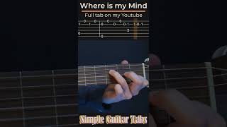 Where is my Mind on Guitar