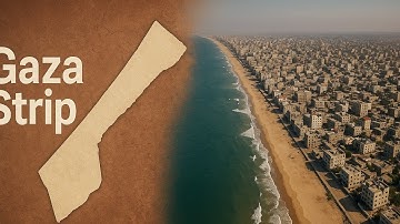 Gaza Strip explained #palestine #israel #arab #videos
